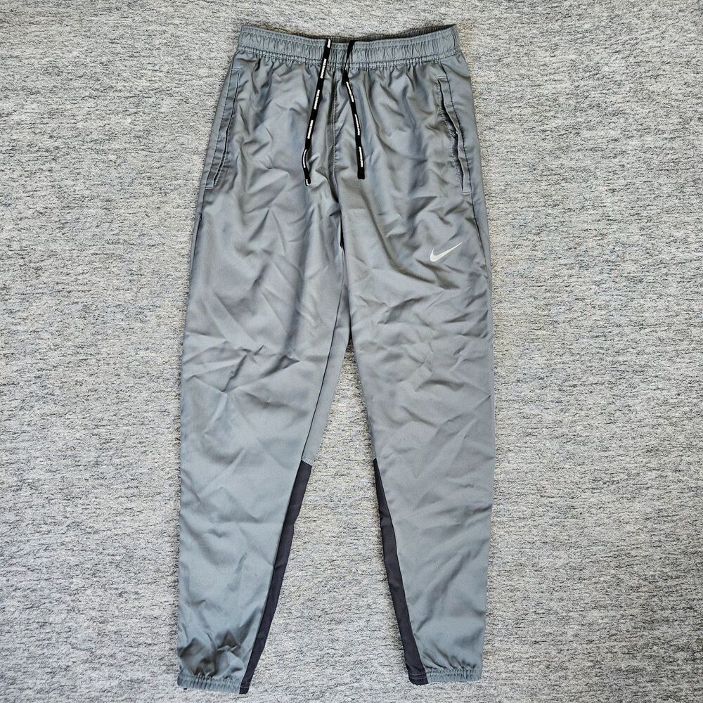 Nike Flex Essential Running Dri-Fit Gym Pants Men's Size Small Gray CU5498-084
